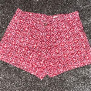 Gap Red and White Medallion Shorts